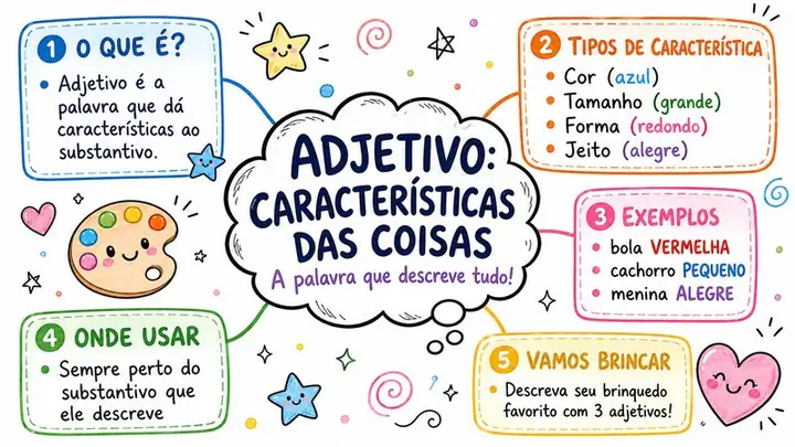 Mapa mental: Adjetivos
