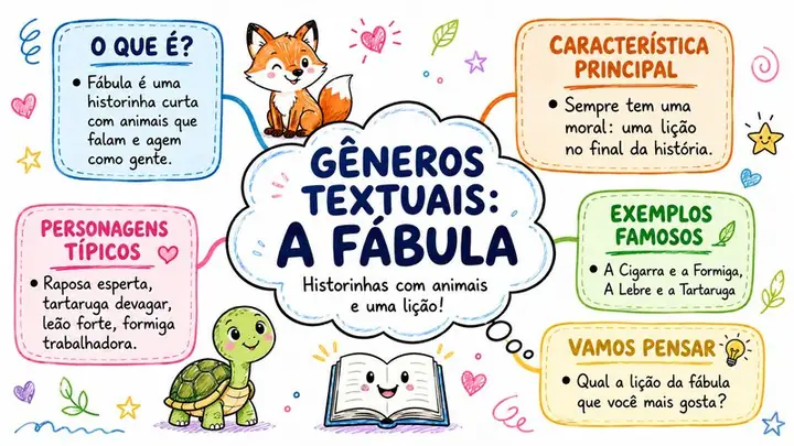 Mapa mental: Fábulas